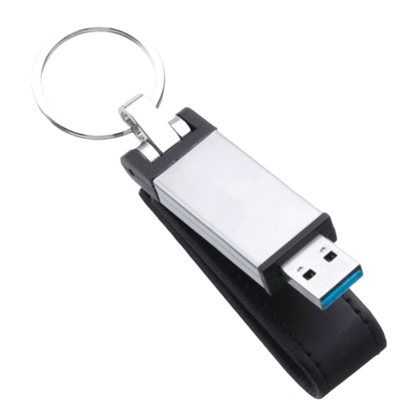 LD227P-32GB, USB Tipo Llavero de PIel con Metal