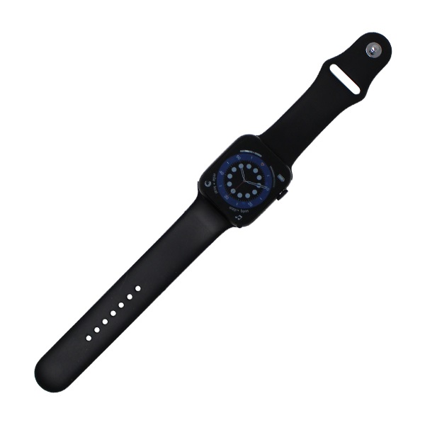 GAD004, Smart Watch. Reloj inteligente de 44mm compatible con iOS y Android, conexion via bluetooth. Tamano de la pantalla 1.54 pulgadas. Podras recibir llamadas, notificaciones de redes sociales, tomar fotos, contador de pasos y mas funciones. Extensible en PVC, tamano mediano/grande.