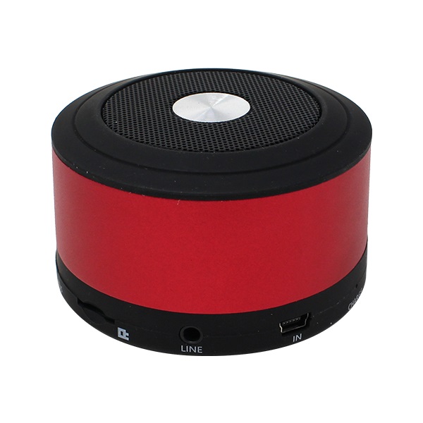 BOC012, Bocina Loud. Bocina bluetooth con speaker para recibir llamadas en un rango de alcance de hasta 10 metros. Batería con durabilidad de hasta 5 horas de música continua. Incluye cable cargador y con un lector Micro SD.