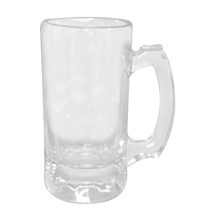 SB-03, Tarro de vidrio sublimable, tipo cervecero con capacidad de 470 ml. (16 OZ)