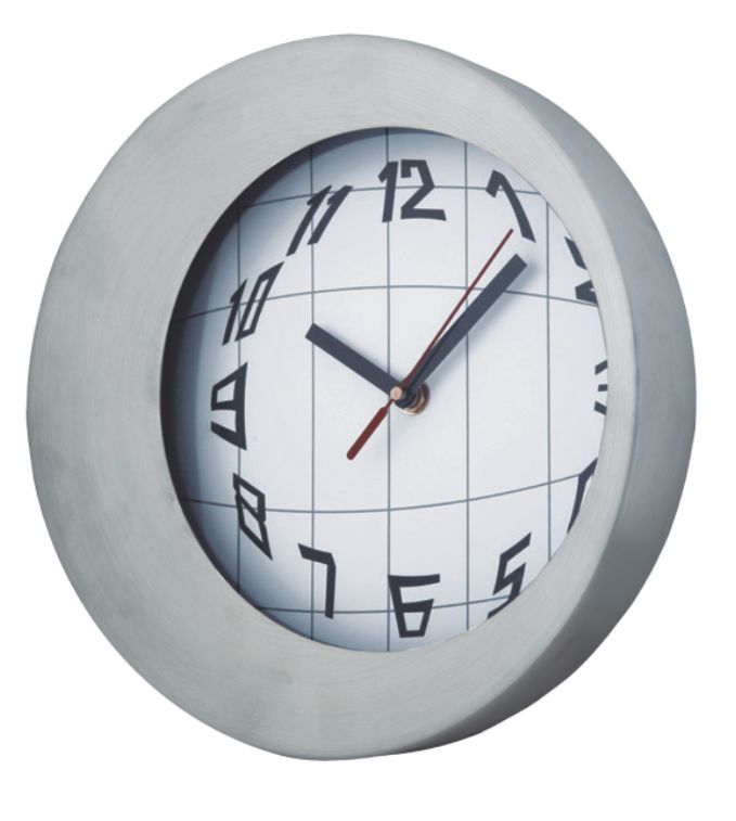 RL77, Reloj metalico de pared. Diametro 22.5 cm